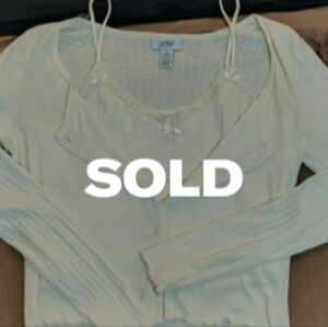 Ivory Two Piece Cardigan and Lace Trim Camisole